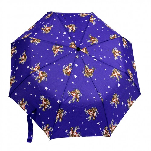 Зонт женский 3 сложения полуавтомат цветной 8 спиц