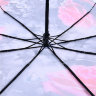 Зонт женский 3 сложения полуавтомат "Бутон розы" 9 спиц 