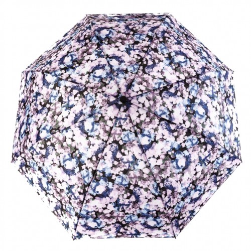 Зонт женский 3 сложения полуавтомат полиэстер "Цветной" диаметр купола 95 см 8 спиц