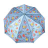 Зонт женский 3 сложения полуавтомат "Яркий микс" 9 спиц 