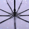 Зонт женский 3 сложения полуавтомат "Эффект мозайки" 9 спиц